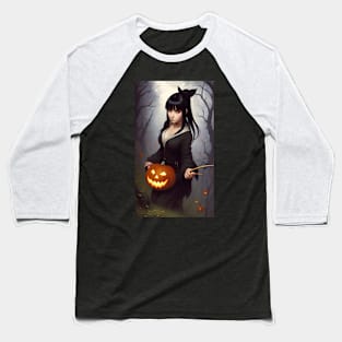 Beautiful Witch From The Forest Baseball T-Shirt